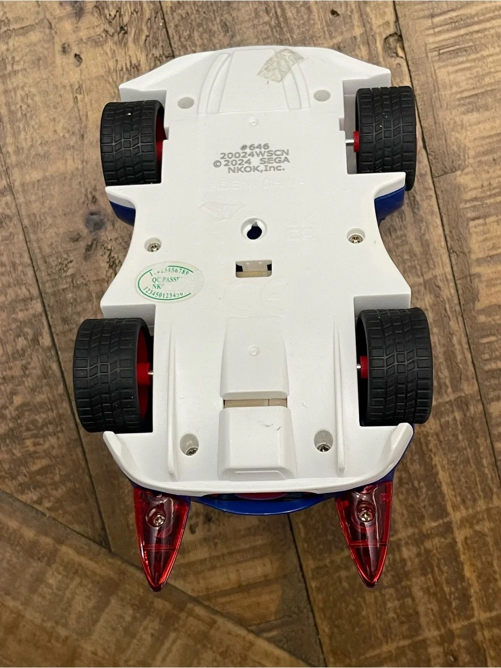 officially licensed Sonic the Hedgehog Push along Racer